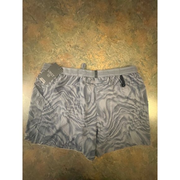 LIVI Active Mens 5" Velocity‎ Run Short Ripple Grey Lava X-Large - Picture 2 of 8
